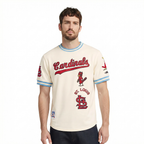 MLB ST. LOUIS CARDINALS RETRO CLASSICS MEN'S DK TOP (EGGSHELL/ UNIVERSITY BLUE)