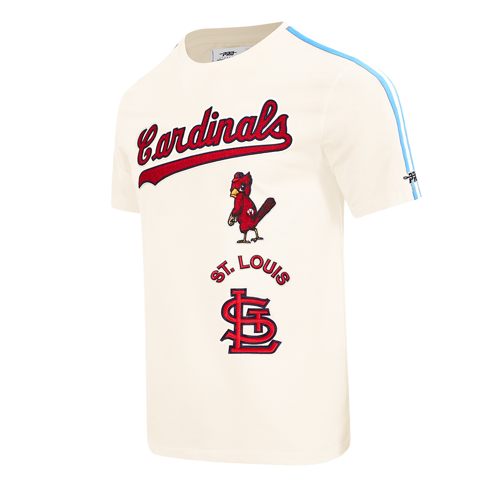 MLB ST. LOUIS CARDINALS RETRO CLASSICS MEN'S SJ TAPING TOP (EGGSHELL/ UNIVERSITY BLUE)