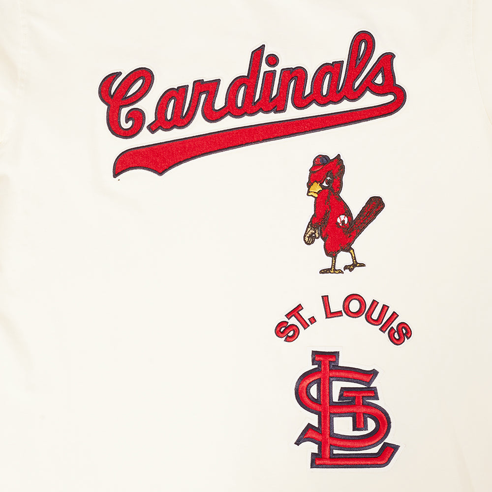MLB ST. LOUIS CARDINALS RETRO CLASSICS MEN'S SJ TAPING TOP (EGGSHELL/ UNIVERSITY BLUE)