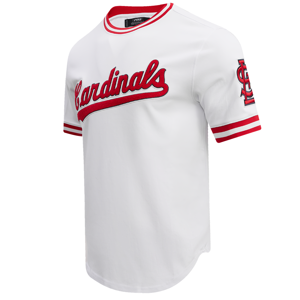 MLB ST. LOUIS CARDINALS CLASSIC CHENILLE MEN'S TOP (WHITE)