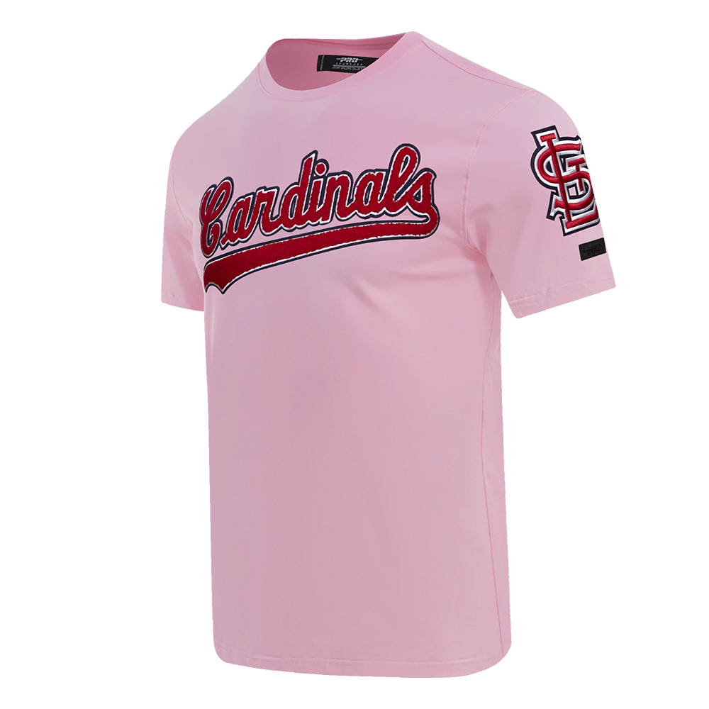 MLB ST. LOUIS CARDINALS LOGO PRO TEAM MEN'S TOP (PINK)