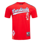 MLB ST. LOUIS CARDINALS HAUT PRO TEAM À BANDES ET À LOGO POUR HOMME (ROUGE)