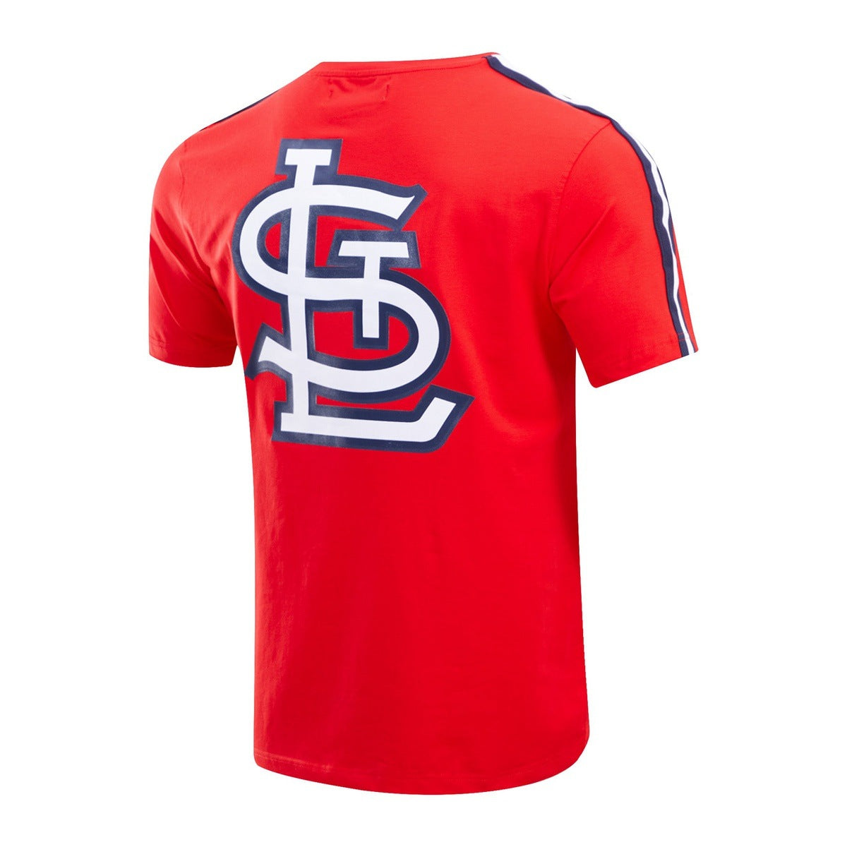 MLB ST. LOUIS CARDINALS HAUT PRO TEAM À BANDES ET À LOGO POUR HOMME (ROUGE)