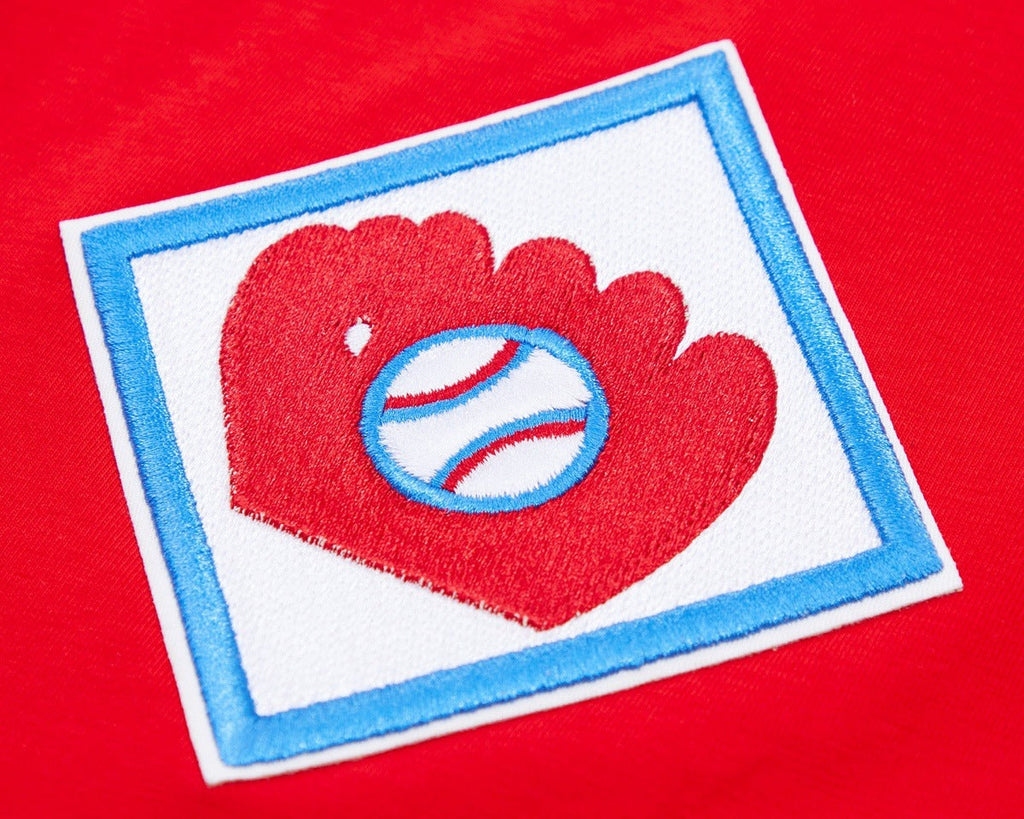 MLB ST. LOUIS CARDINALS HAUT PRO TEAM À BANDES ET À LOGO POUR HOMME (ROUGE)