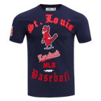 MLB ST. LOUIS CARDINALS OLD ENGLISH MEN'S SJ TOP (MIDNIGHT NAVY)