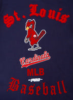 MLB ST. LOUIS CARDINALS OLD ENGLISH MEN'S SJ TOP (MIDNIGHT NAVY)