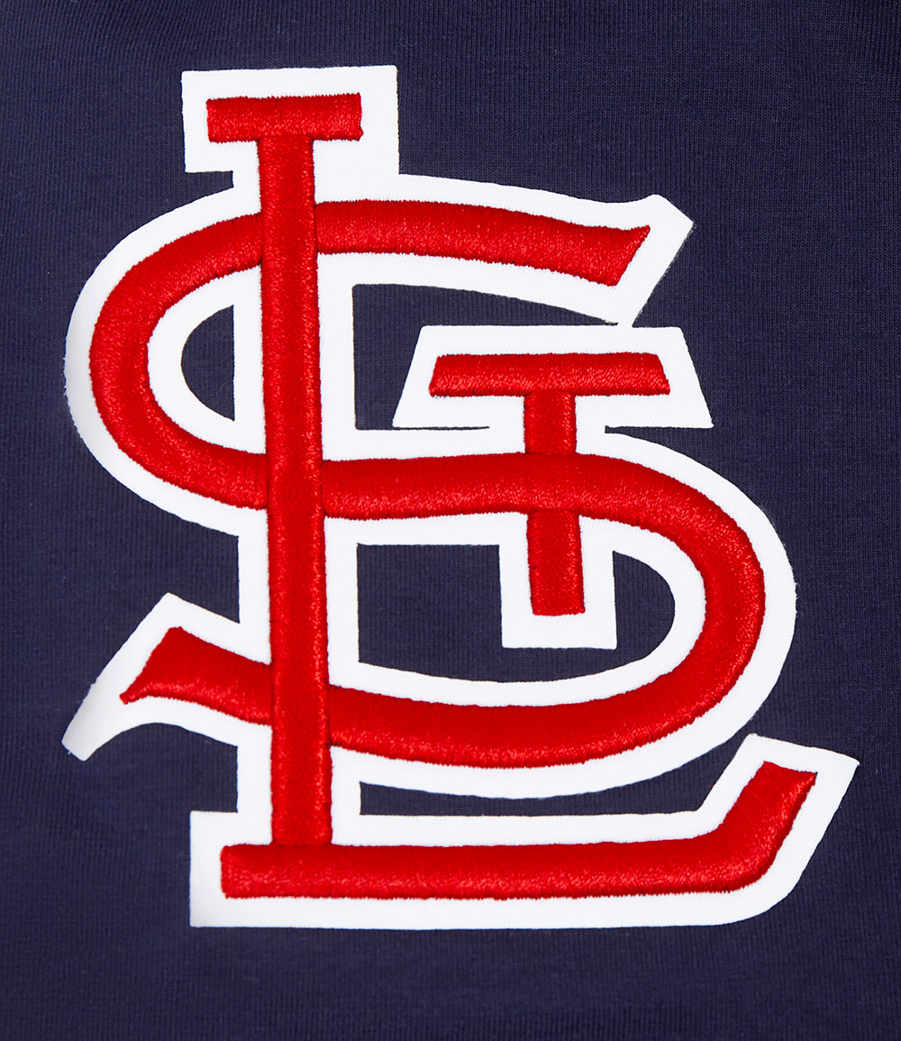 MLB ST. LOUIS CARDINALS OLD ENGLISH MEN'S SJ TOP (MIDNIGHT NAVY)