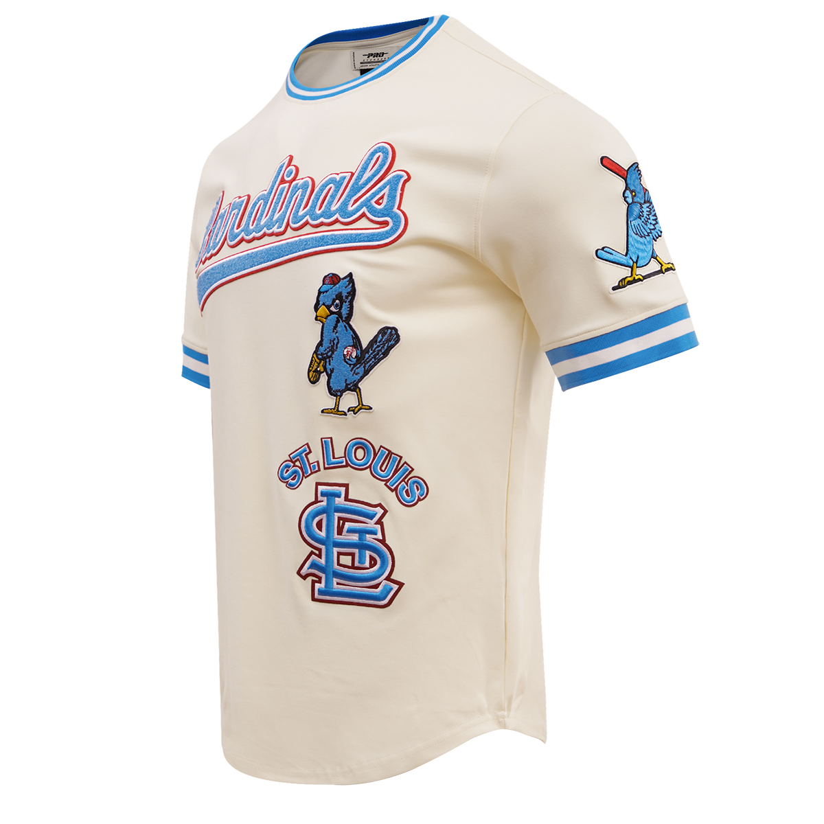 MLB ST. LOUIS CARDINALS RETRO CLASSIC MEN'S TOP (EGGSHELL/ UNIVERSITY BLUE)