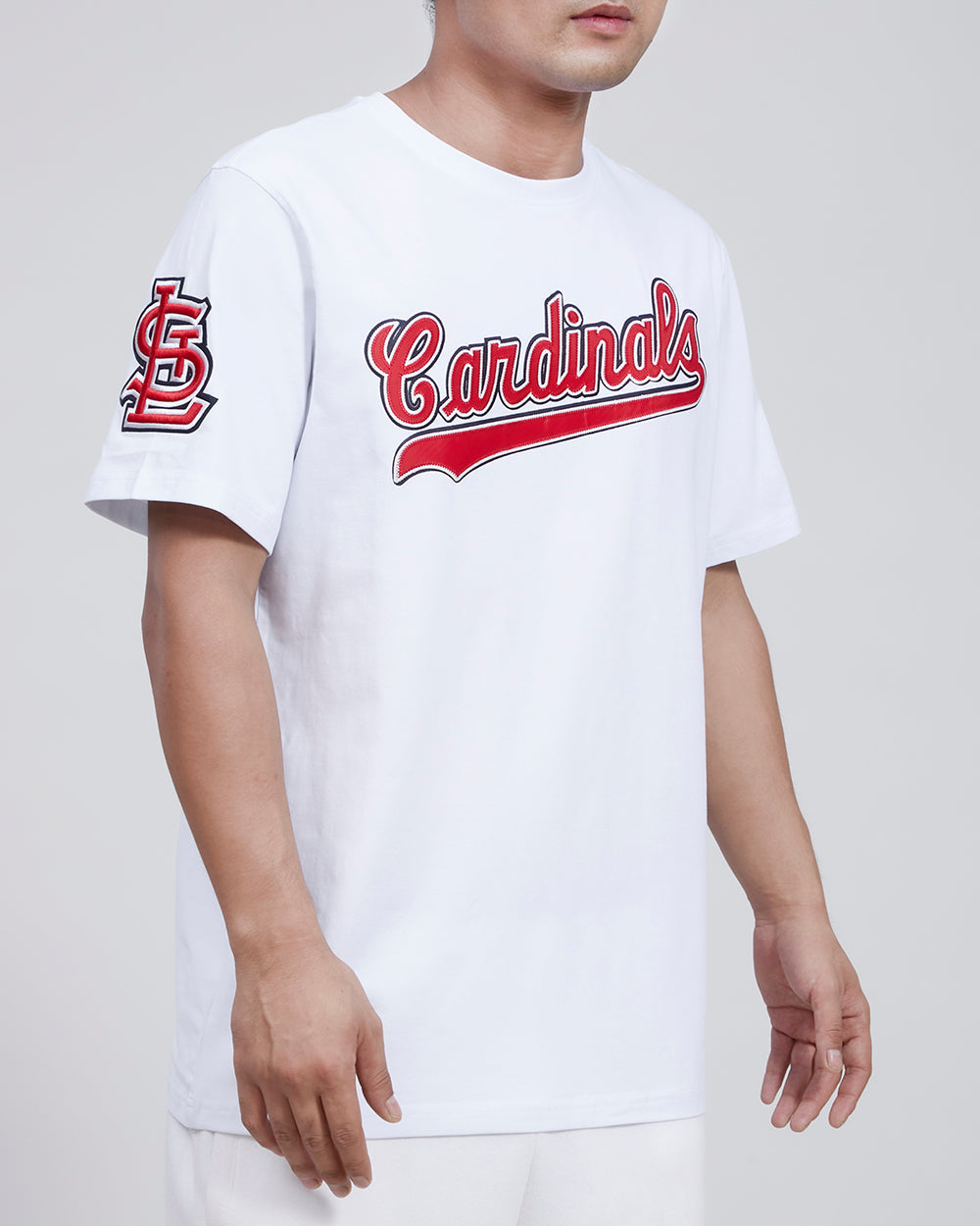 MLB ST. LOUIS CARDINALS RETRO TACKLE TWILL MEN'S TOP (WHITE)