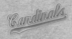 MLB ST. LOUIS CARDINALS RETRO NEUTRAL MEN'S  CJ DROP SHOULDER TOP (DARK HEATHER GRAY)