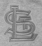 MLB ST. LOUIS CARDINALS RETRO NEUTRAL MEN'S  CJ DROP SHOULDER TOP (DARK HEATHER GRAY)