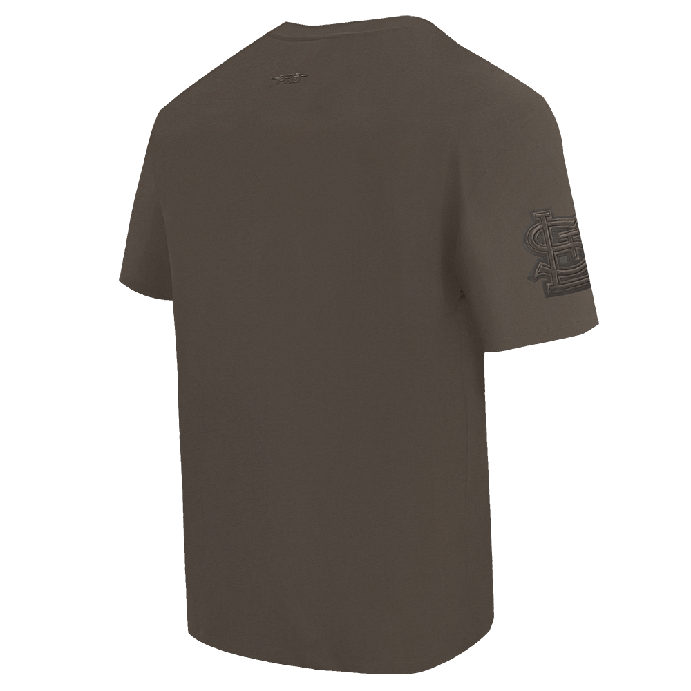 MLB ST. LOUIS CARDINALS RETRO NEUTRAL MEN'S  CJ DROP SHOULDER TOP (DARK TAUPE)