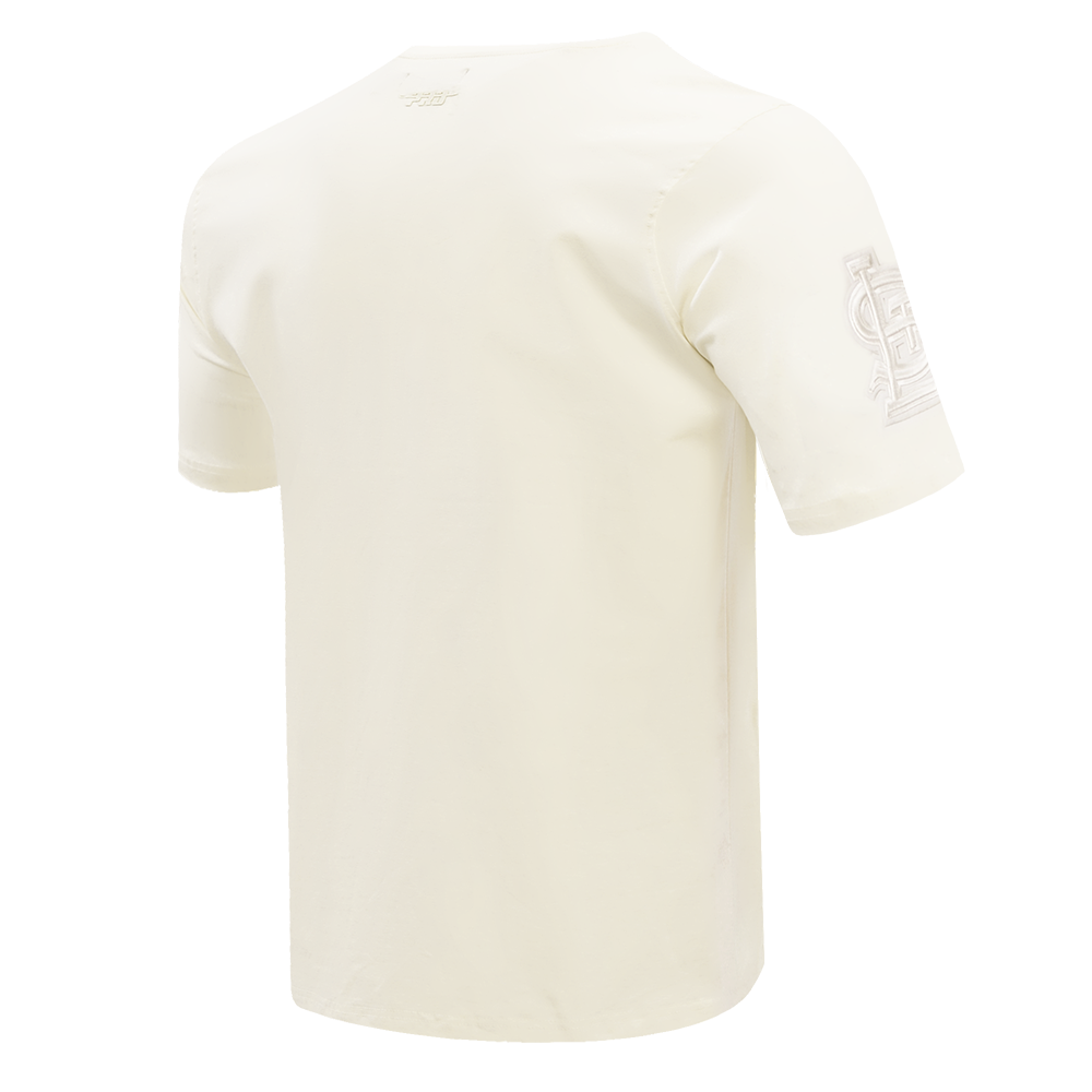 MLB ST. LOUIS CARDINALS NEUTRAL HAUT RÉTRO EN JERSEY DE COTON À ÉPAULES TOMBANTES POUR HOMME (COQUILLE D'ŒUF)