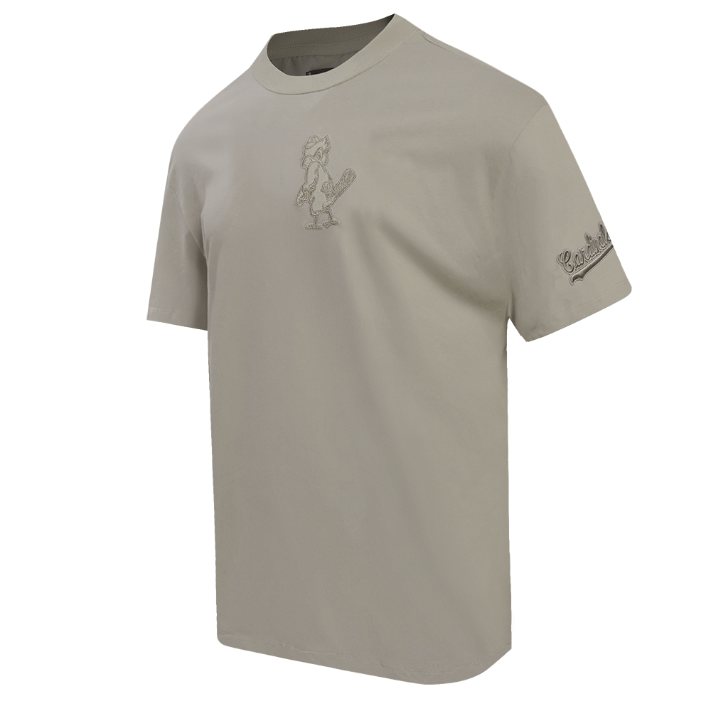 MLB ST. LOUIS CARDINALS RETRO NEUTRAL MEN'S  CJ DROP SHOULDER TOP (TAUPE)