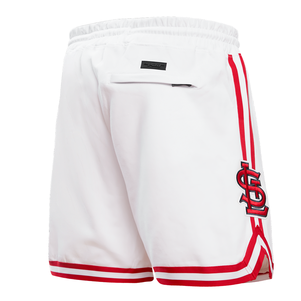 MLB ST. LOUIS CARDINALS CLASSIC CHENILLE SHORT POUR HOMME (BLANC)