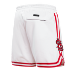 MLB ST. LOUIS CARDINALS CLASSIC CHENILLE SHORT POUR HOMME (BLANC)