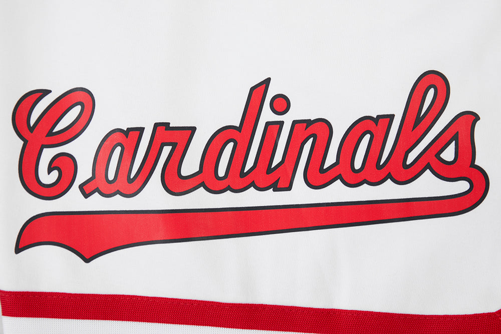 MLB ST. LOUIS CARDINALS CLASSIC CHENILLE SHORT POUR HOMME (BLANC)