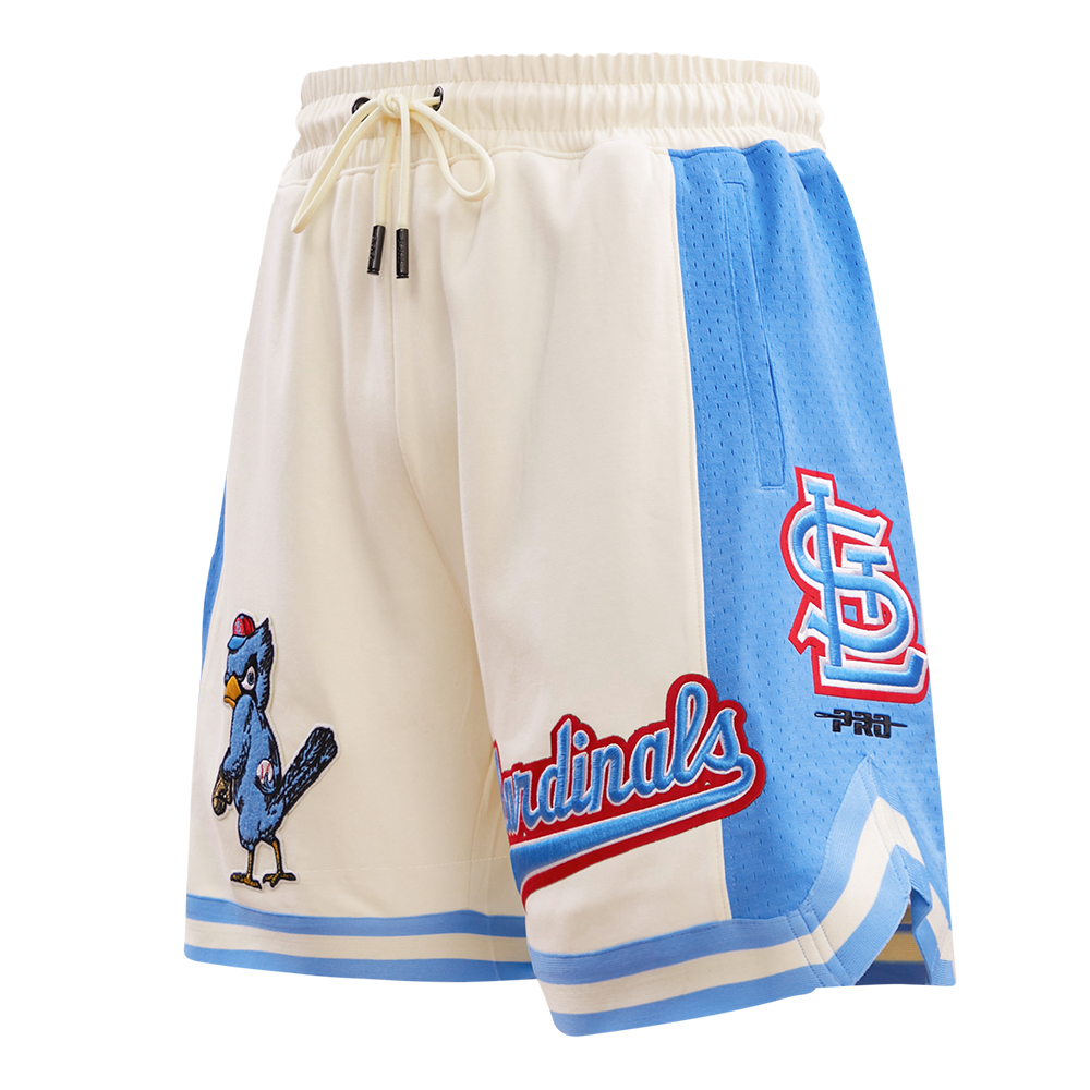 MLB ST. LOUIS CARDINALS RETRO CLASSIC SHORT 2.0 POUR HOMME (COQUILLE D'ŒUF/BLEU UNIVERSITÉ)
