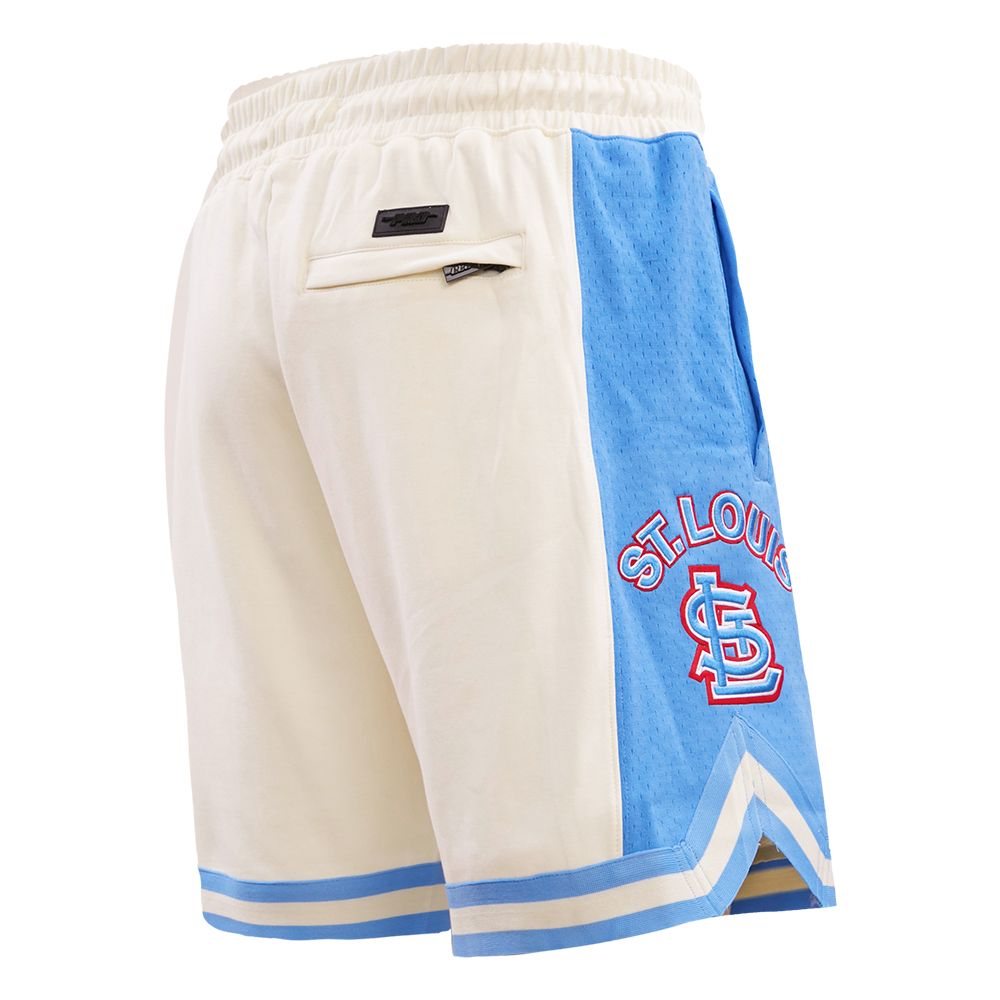 MLB ST. LOUIS CARDINALS RETRO CLASSIC SHORT 2.0 POUR HOMME (COQUILLE D'ŒUF/BLEU UNIVERSITÉ)