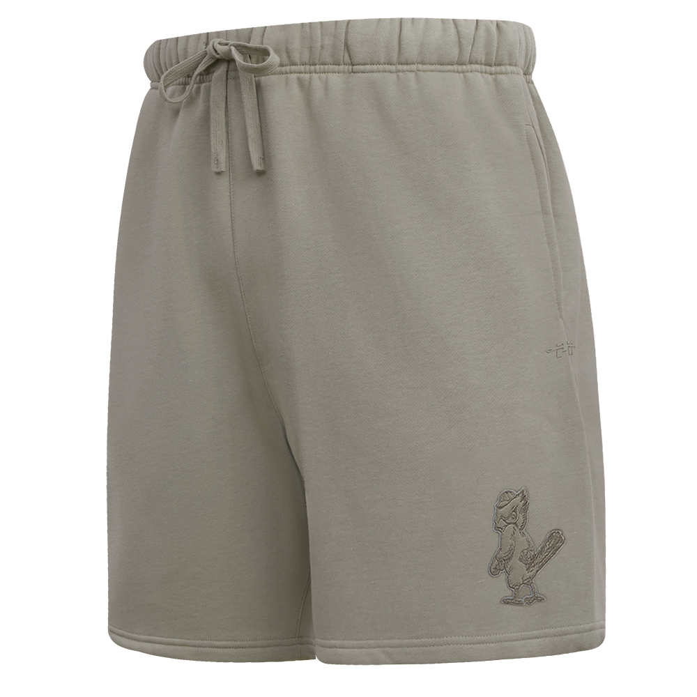 MLB ST. LOUIS CARDINALS NEUTRAL SHORT RÉTRO EN MOLLETON POUR HOMME (TAUPE)