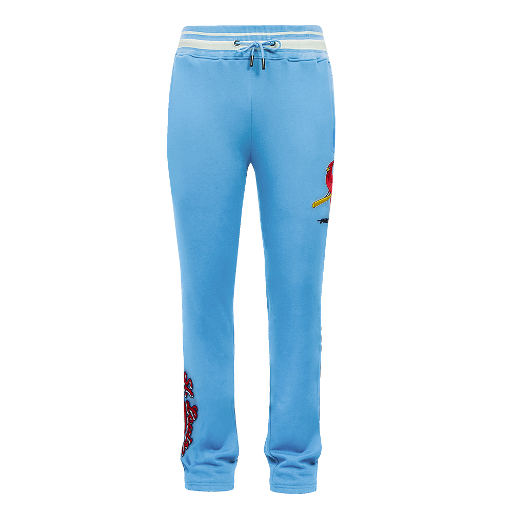 MLB ST. LOUIS CARDINALS SCRIPT TAIL PANTALON OUATÉ EN MOLLETON CÔTELÉ POUR HOMME (BLEU UNIVERSITÉ)