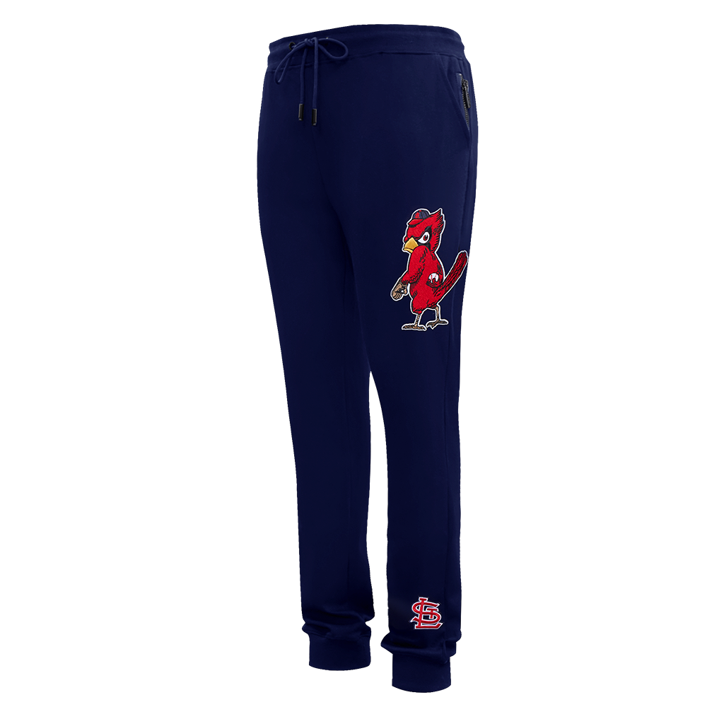 MLB ST. LOUIS CARDINALS CLASSIC CHENILLE PANTALON JOGGER POUR HOMME (MARINE MINUIT)