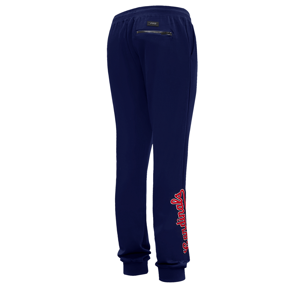 MLB ST. LOUIS CARDINALS CLASSIC CHENILLE PANTALON JOGGER POUR HOMME (MARINE MINUIT)