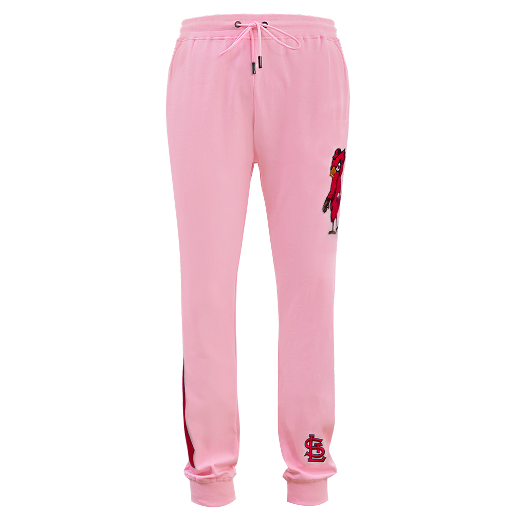 MLB ST. LOUIS CARDINALS CLASSIC CHENILLE MEN'S JOGGER (PINK)