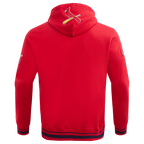 MLB ST. LOUIS CARDINALS SCRIPT TAIL CHANDAIL À CAPUCHON EN MOLLETON CÔTELÉ POUR HOMME (ROUGE/MARINE MINUIT/ROUGE)