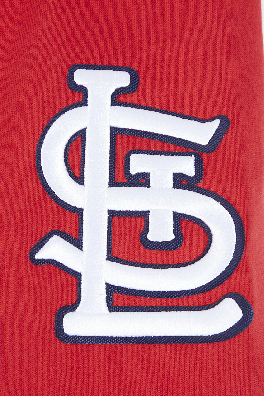 MLB ST. LOUIS CARDINALS MASH UP MEN'S RIB FLC PO HOODIE (RED/MIDNIGHT NAVY/RED)