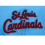 MLB ST. LOUIS CARDINALS SOUVENIR MEN'S FLC PO HOODIE (UNIVERSITY BLUE)