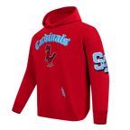 MLB ST. LOUIS CARDINALS BEST OF CHANDAIL À CAPUCHON EN MOLLETON À ÉPAULES TOMBANTES POUR HOMME (ROUGE)