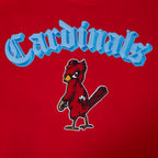 MLB ST. LOUIS CARDINALS BEST OF CHANDAIL À CAPUCHON EN MOLLETON À ÉPAULES TOMBANTES POUR HOMME (ROUGE)