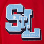 MLB ST. LOUIS CARDINALS BEST OF CHANDAIL À CAPUCHON EN MOLLETON À ÉPAULES TOMBANTES POUR HOMME (ROUGE)