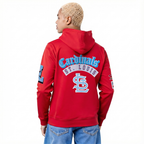 MLB ST. LOUIS CARDINALS BEST OF CHANDAIL À CAPUCHON EN MOLLETON À ÉPAULES TOMBANTES POUR HOMME (ROUGE)