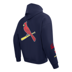 MLB ST. LOUIS CARDINALS LIVING LARGE CHANDAIL À CAPUCHON POUR HOMME (MARINE MINUIT)