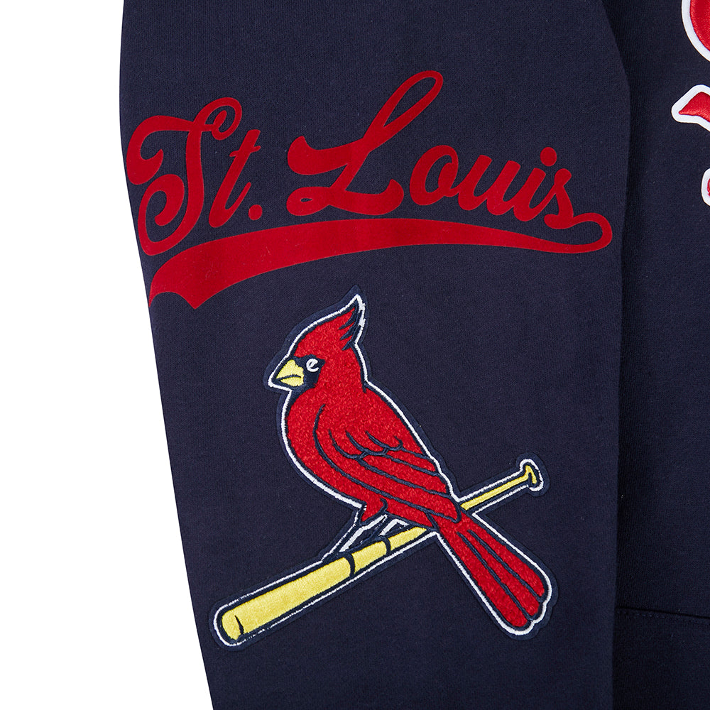 MLB ST. LOUIS CARDINALS LIVING LARGE CHANDAIL À CAPUCHON POUR HOMME (MARINE MINUIT)