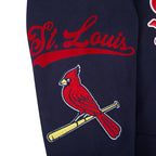 MLB ST. LOUIS CARDINALS LIVING LARGE CHANDAIL À CAPUCHON POUR HOMME (MARINE MINUIT)