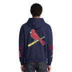 MLB ST. LOUIS CARDINALS LIVING LARGE CHANDAIL À CAPUCHON POUR HOMME (MARINE MINUIT)