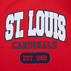 MLB ST. LOUIS CARDINALS CITY ARCH HAUT EN MOLLETON À GLISSIÈRE AU QUART POUR HOMME (ROUGE)