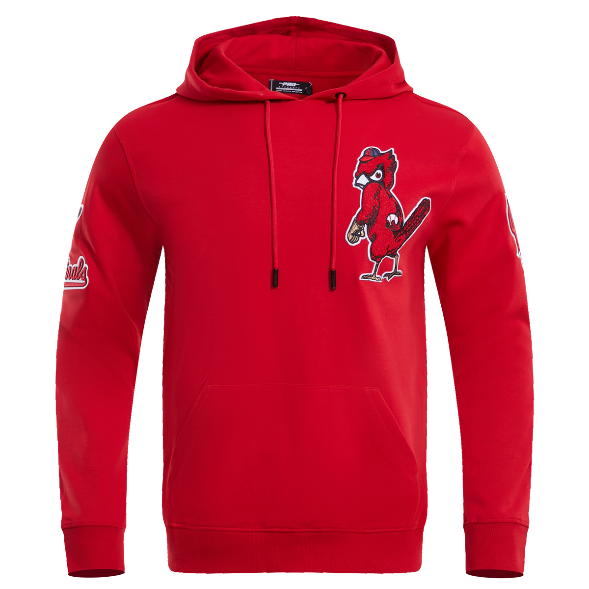 MLB ST. LOUIS CARDINALS CLASSIC CHENILLE MEN'S PULLOVER HOODIE (RED)
