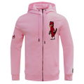 MLB ST. LOUIS CARDINALS CLASSIC CHENILLE CHANDAIL À CAPUCHON À GLISSIÈRE POUR HOMME (ROSE)