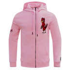 MLB ST. LOUIS CARDINALS CLASSIC CHENILLE CHANDAIL À CAPUCHON À GLISSIÈRE POUR HOMME (ROSE)