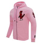 MLB ST. LOUIS CARDINALS CLASSIC CHENILLE CHANDAIL À CAPUCHON À GLISSIÈRE POUR HOMME (ROSE)