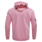 MLB ST. LOUIS CARDINALS CLASSIC CHENILLE CHANDAIL À CAPUCHON À GLISSIÈRE POUR HOMME (ROSE)