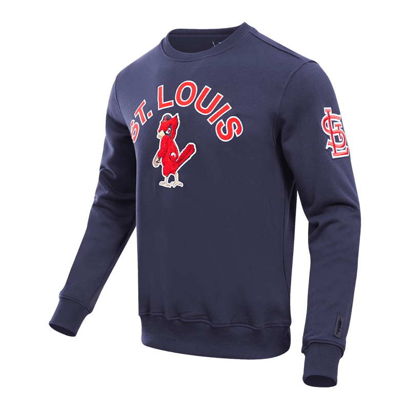MLB ST. LOUIS CARDINALS CLASSIC MEN'S CREWNECK (MIDNIGHT NAVY)