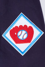MLB ST. LOUIS CARDINALS OLD ENGLISH CHANDAIL À CAPUCHON EN MOLLETON POUR HOMME (MARINE MINUIT)