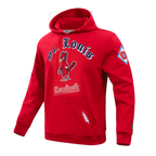 MLB ST. LOUIS CARDINALS OLD ENGLISH CHANDAIL À CAPUCHON POUR HOMME (ROUGE)