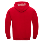 MLB ST. LOUIS CARDINALS OLD ENGLISH CHANDAIL À CAPUCHON POUR HOMME (ROUGE)