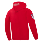 MLB ST. LOUIS CARDINALS OLD ENGLISH CHANDAIL À CAPUCHON POUR HOMME (ROUGE)